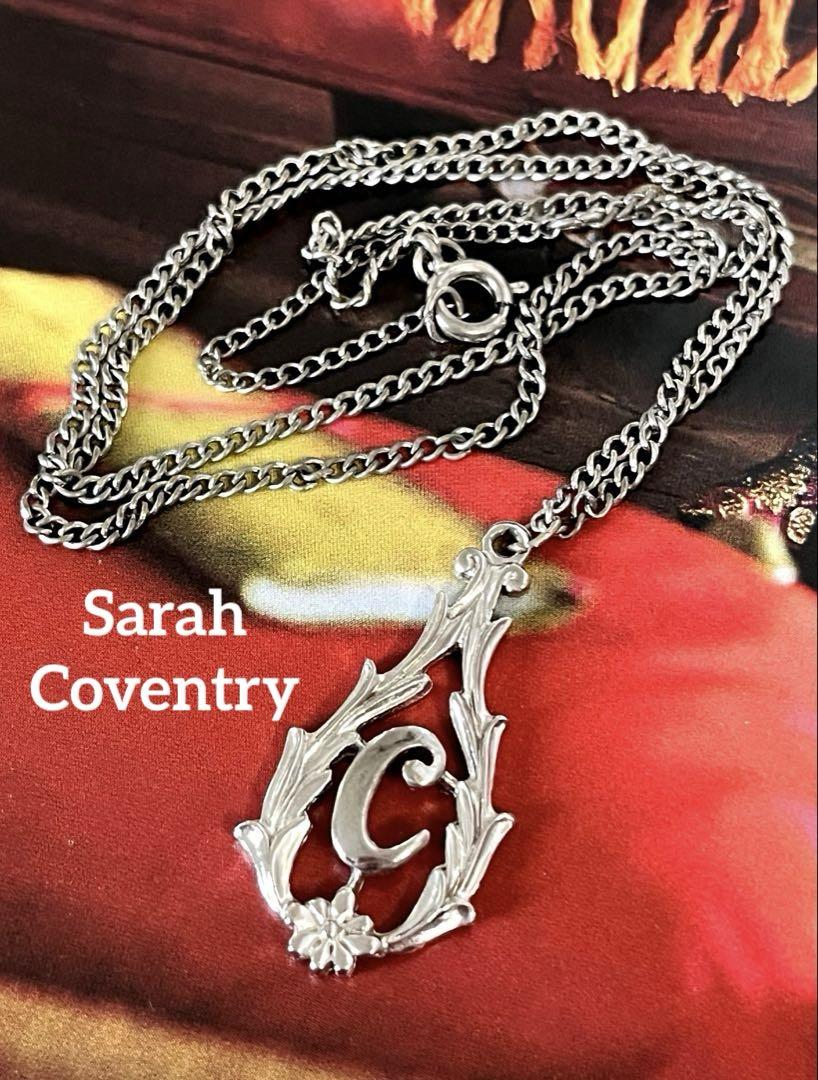 Sarah Coventryイニシャルシリーズ ヴィンテージ ネックレスB60
