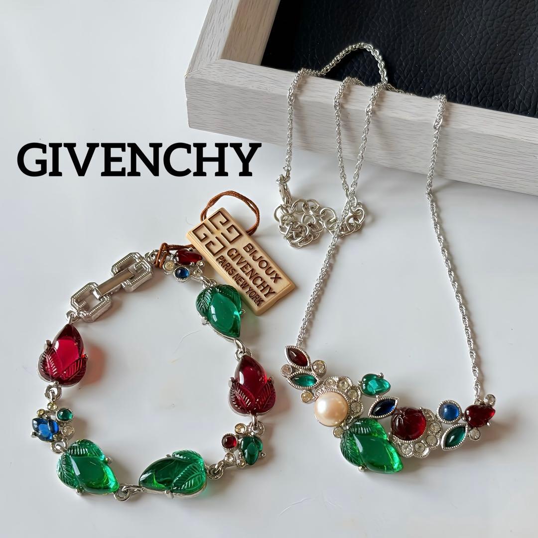 超希少 GIVENCHY フルーツサラダネックレス &ブレスレットセットタグ付