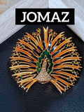 希少JOMAZピーコック2way ヴィンテージブローチ F210