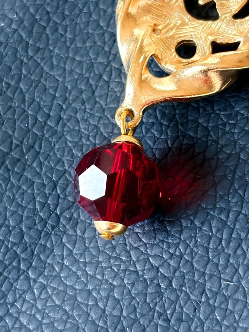 希少！GIVENCHY 大ぶり アラベスクモチーフ ヴィンテージネックレスL30