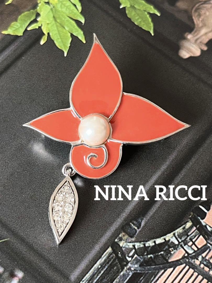 希少！NINA RICCIヴィンテージブローチ9819