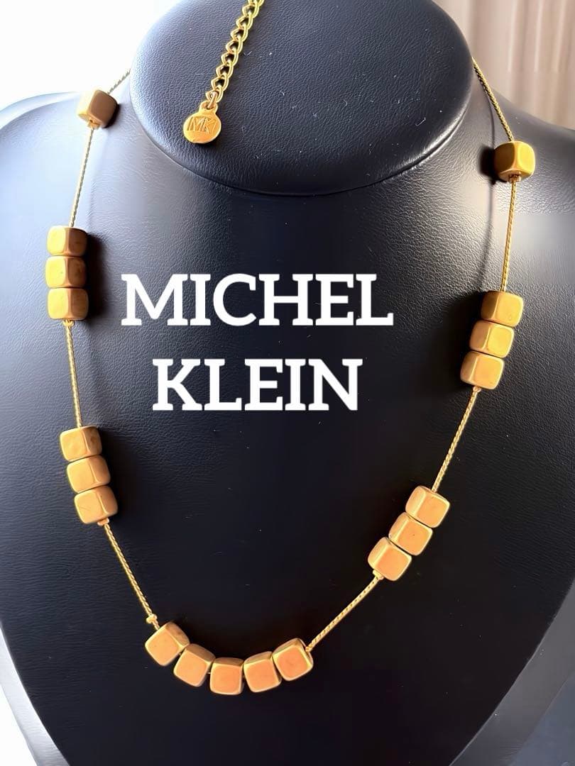 MICHEL KLEIN ヴィンテージ キューブネックレスB307