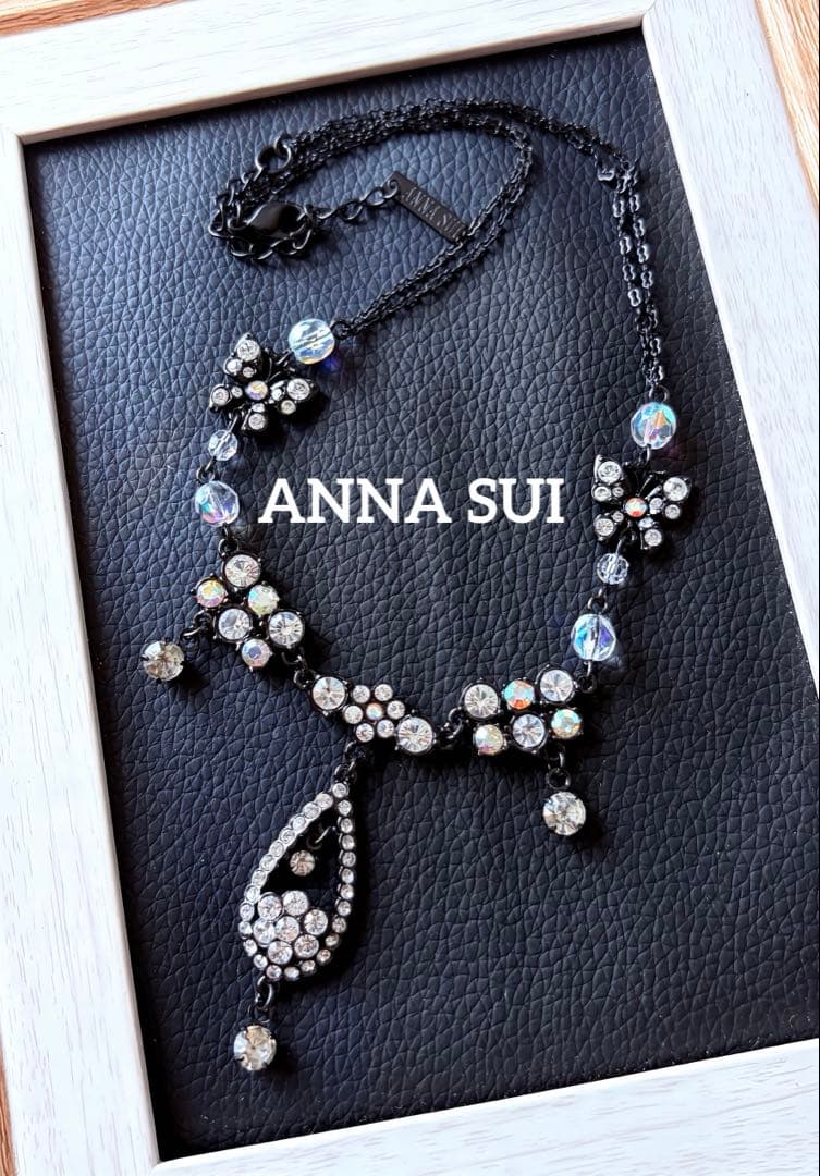 ANNA SUI バタフライ ヴィンテージネックレス 未使用品L3