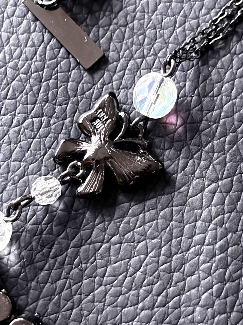 ANNA SUI バタフライ ヴィンテージネックレス 未使用品L3