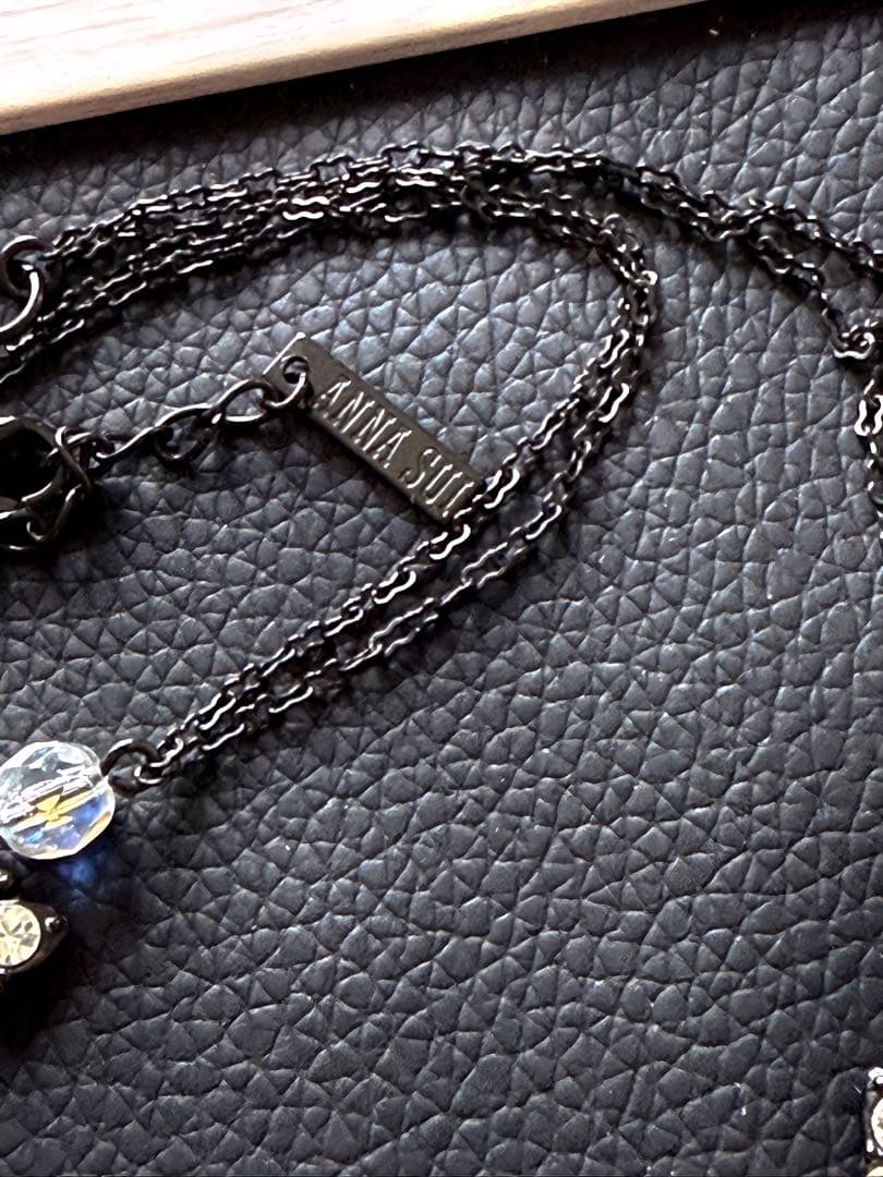 ANNA SUI バタフライ ヴィンテージネックレス 未使用品L3