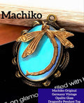 MachikoオリジナルGermanyヴィンテージトンボペンダントトップF139