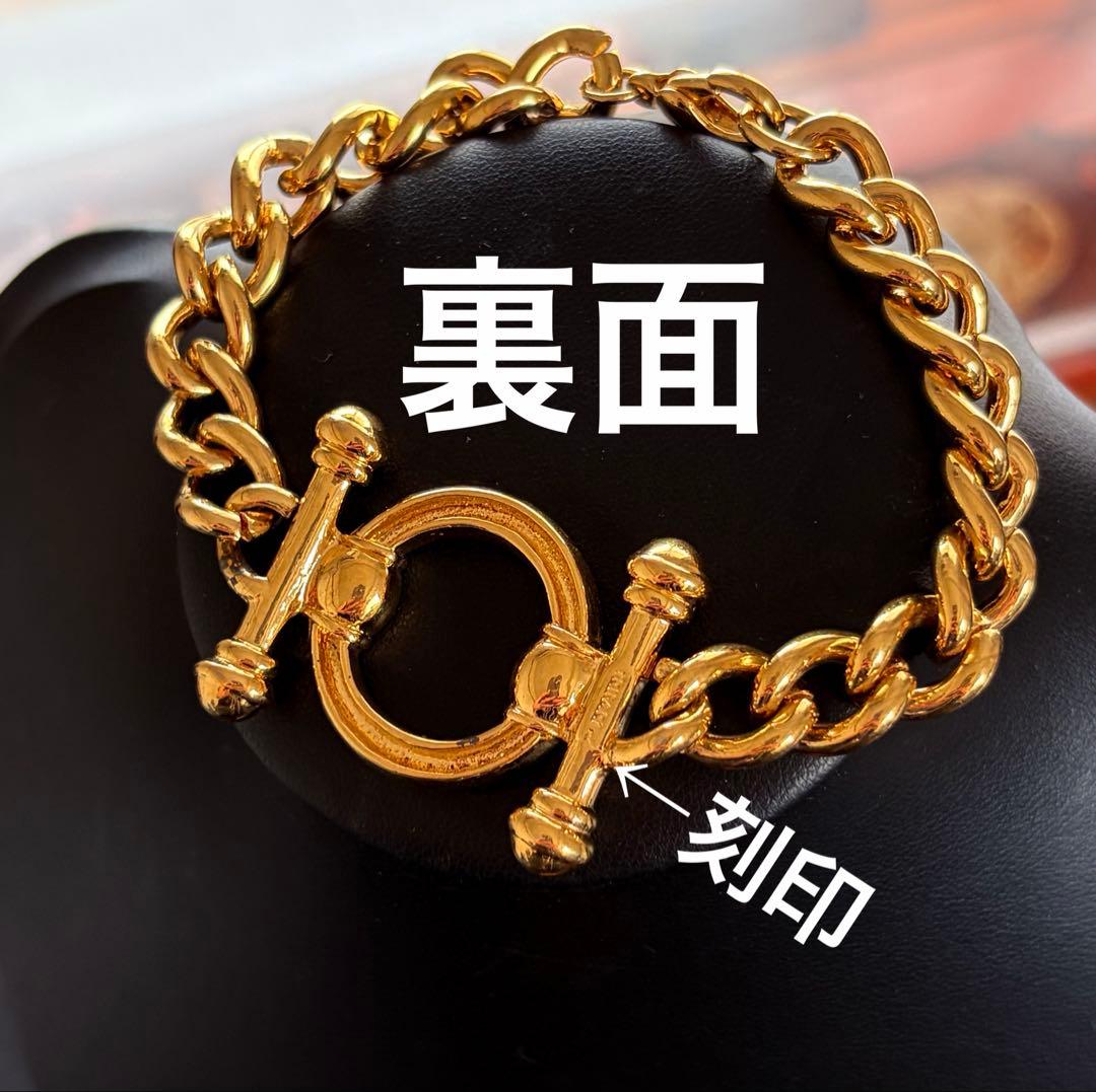 Trifari ホースビット風マンテルモチーフヴィンテージブレスレットF150