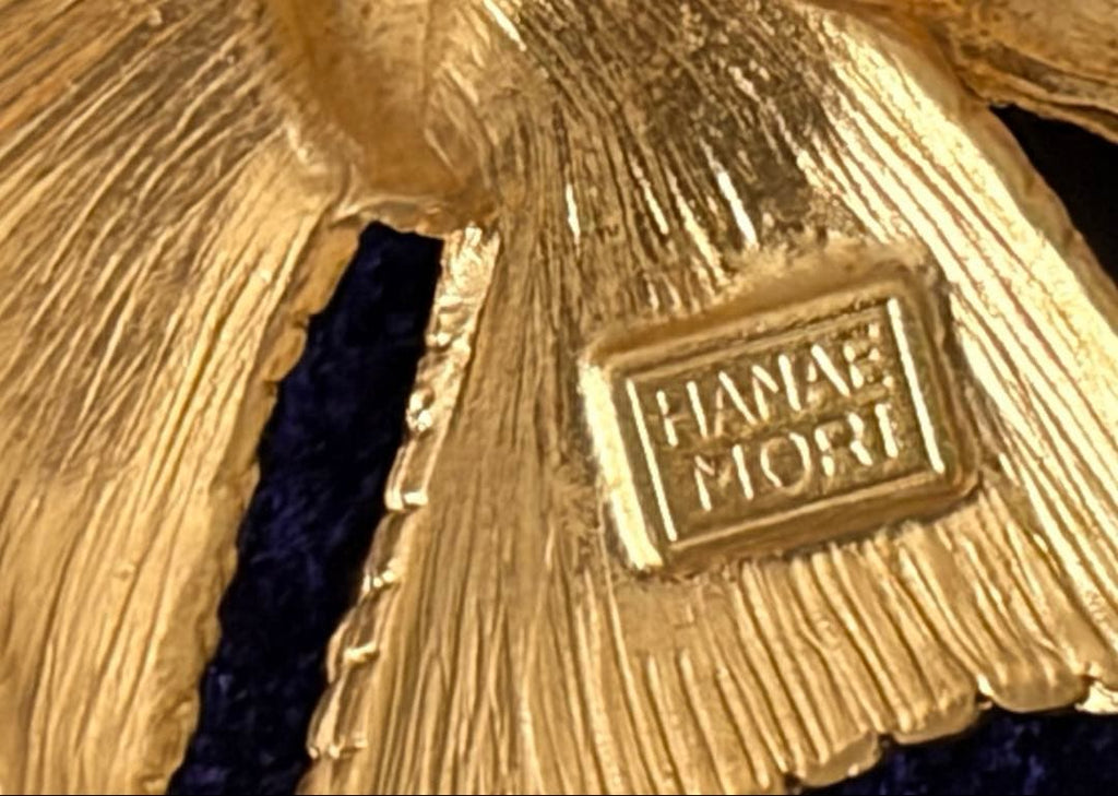 HANAE MORI リボンヴィンテージブローチH25