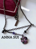 ANNA SUI アナスイ フラワー ヴィンテージネックレス 未使用品L11