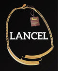 LANCEL 大ぶり ヴィンテージネックレスタグ付 デッドストックF132