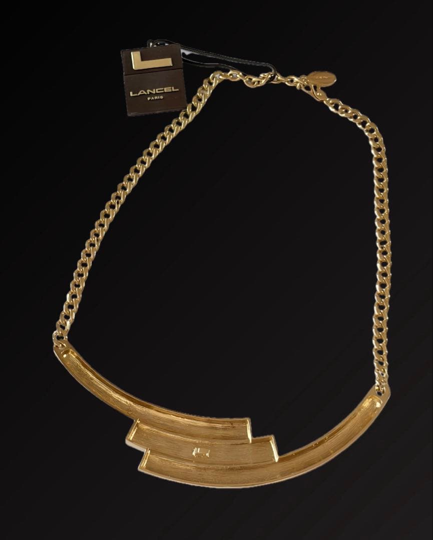 LANCEL 大ぶり ヴィンテージネックレスタグ付 デッドストックF132