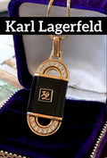Karl Lagerfeld パドロックモチーフヴィンテージネックレス H78