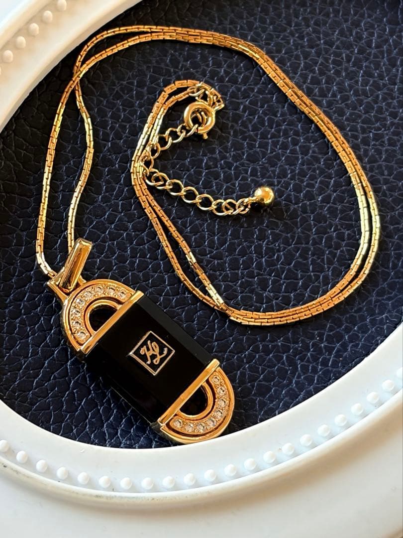 Karl Lagerfeld パドロックモチーフヴィンテージネックレス H78
