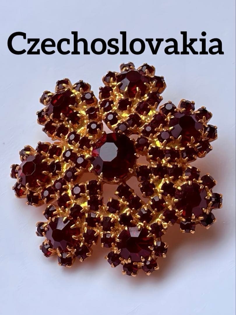 Czechoslovakia ヴィンテージブローチF204