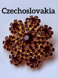 Czechoslovakia ヴィンテージブローチF204