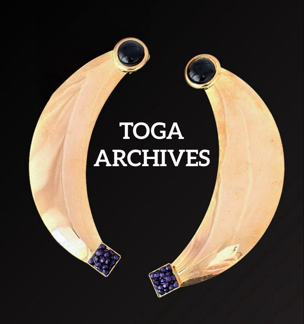 特大 TOGA ARCHIVESヴィンテージイヤリング箱付きB304