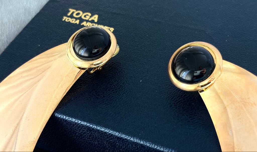 特大 TOGA ARCHIVESヴィンテージイヤリング箱付きB304