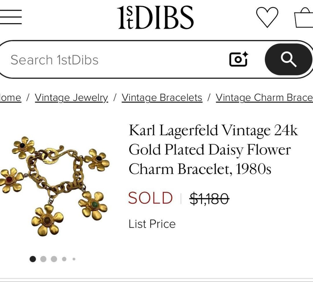 超希少！KARL LAGERFELD ヴィンテージブレスレットL31