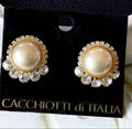 CACCHIOTTI di ITALIAヴィンテージピアス未使用品H80