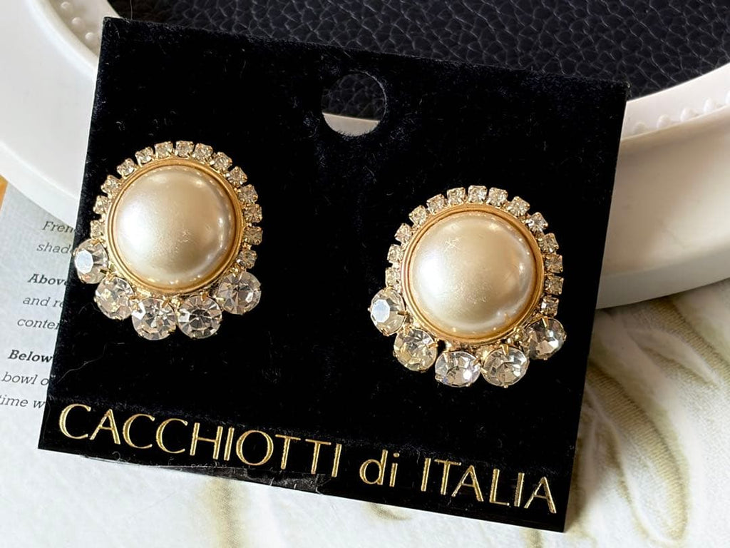 CACCHIOTTI di ITALIAヴィンテージピアス未使用品H80