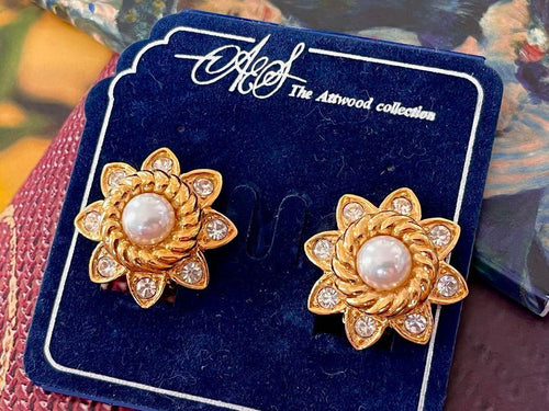 A&S Attwood ＆Sawyerヴィンテージ イヤリング未使用品9595