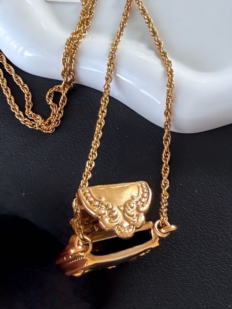 1928 Jewelry バッグモチーフヴィンテージネックレス ダグ付R21