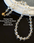 USA Crystal ヴィンテージネックレスH14