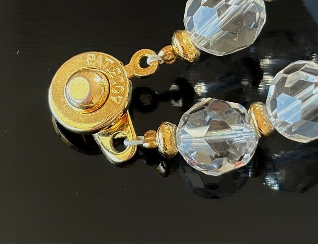 USA Crystal ヴィンテージネックレスH14