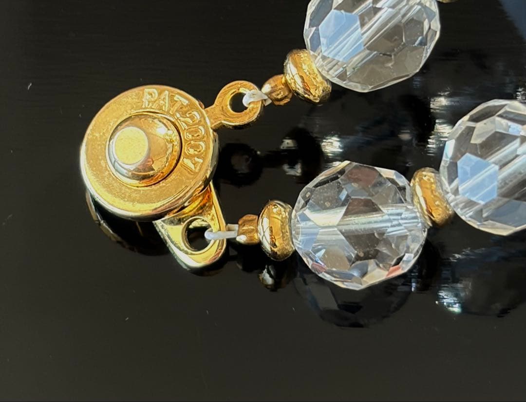 USA Crystal ヴィンテージネックレスH14
