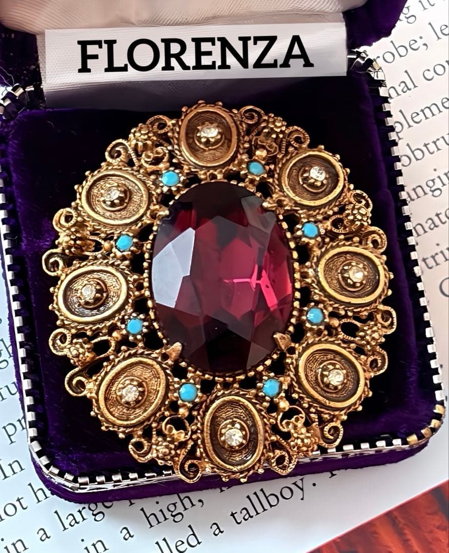 FLORENZA 2wayヴィンテージブローチ H28
