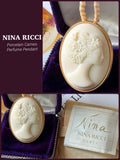 NINA RICCI カメオPerfume PendantヴィンテージH75