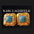 超希少！KARL LAGERFELD 初期ヴィンテージイヤリング未使用品 L33