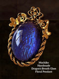 Machiko ドラゴンブレス ハンドメイド ネックレストップF108