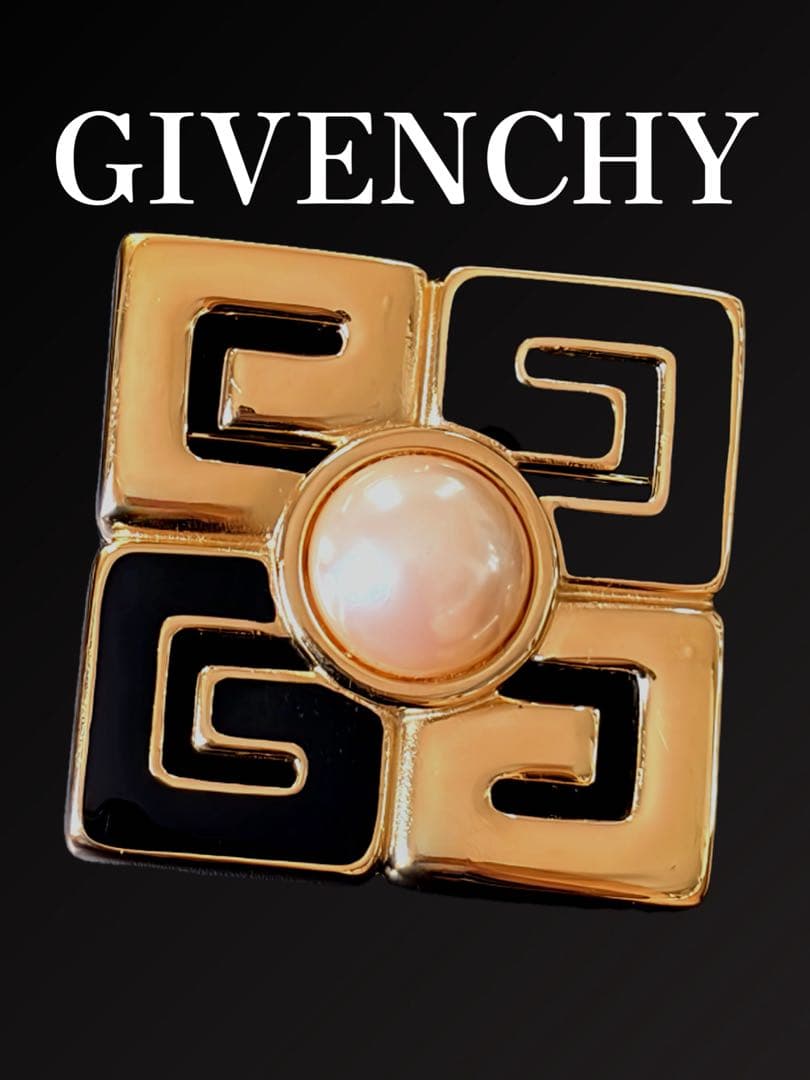 GIVENCHY 大ぶり ヴィンテージブローチH34