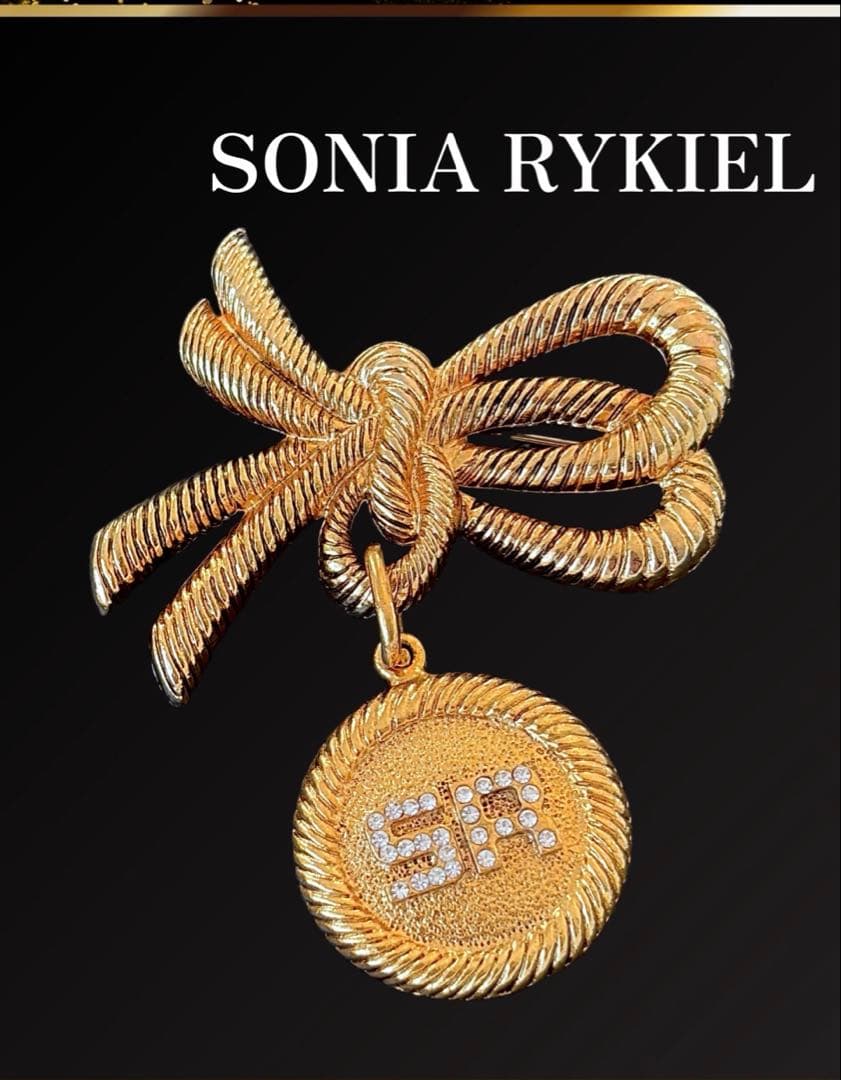 SONIA RYKIEL ヴィンテージブローチB289