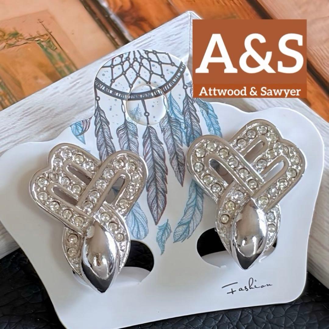 A&S ノットモチーフヴィンテージイヤリングL45
