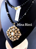 NINARICCI 大ぶりバロックリバイバルヴィンテージネックレスタグ付R131
