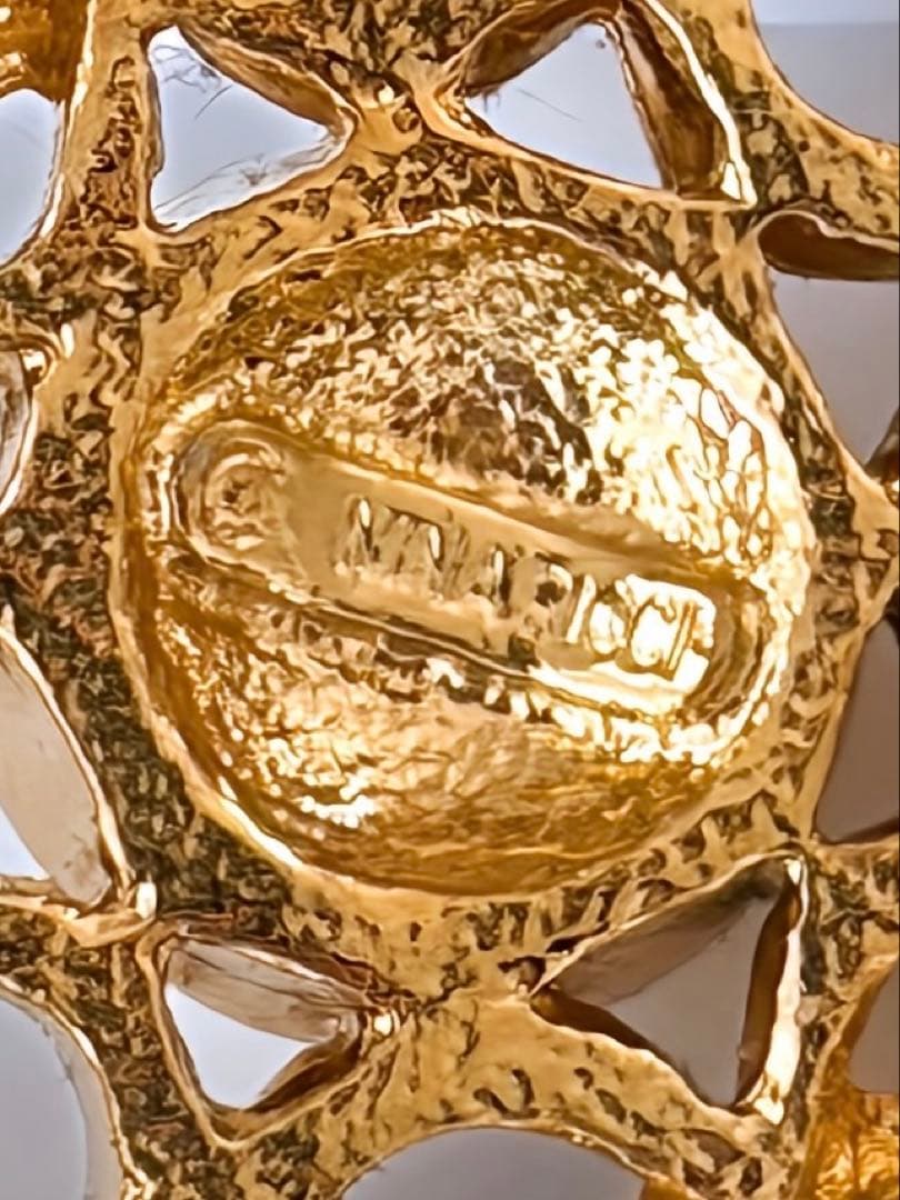 NINARICCI 大ぶりバロックリバイバルヴィンテージネックレスタグ付R131