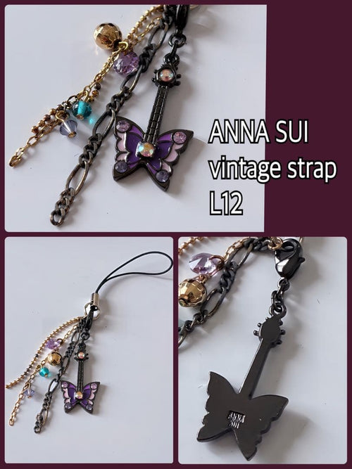 ANNA SUI バタフライ ヴィンテージストラップ 未使用L12