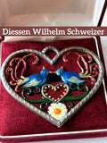 Diessen Wilhelm Schweizerハート鳥ドイツヴィンテージL1